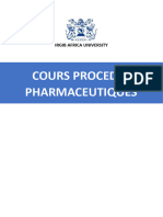 COURS Procedes Pharmaceutiques