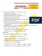 S Rie D Exercices: Mathématiques 4 Maths Professeur: Elabidi Zahi