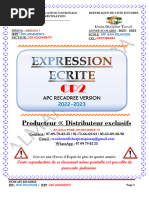 Expression Ecrite Cp2