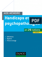 (Aide-Mémoire) HANDICAPS Et PSYCHOPATHOLOGIES - en 29 Notions - Vincent Pagès (