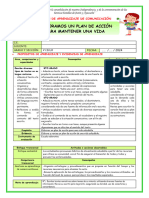 Elaboramos Un Plan de Acción para Mantener Una Vida Saludable)