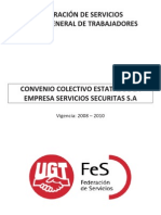 Convenio Estatal SERVISECURITAS 2008