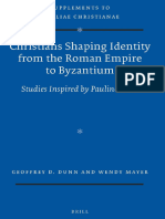 Christians Shaping Identity From The Roman Empire To Byzantium Studies Inspired by Pauline Allen (Geoffrey D. Dunn, Wendy Mayer) (Z-Library)