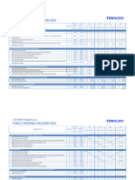 Training Calendar 2024