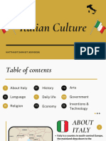 Italian Culture Presentation 