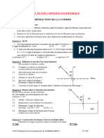 TD PHYSIQUE OPTIQUE GEO N3 CORRIGE Pesf