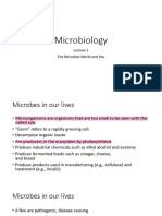 Lecture 1 Microbial World and You