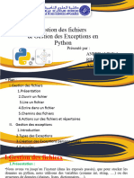 PrésenatationExposéPython DernVers