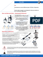 Sykes Pickavant Pullers & Separators - Puller Selection