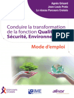 Conduire La Transformation de La Fonction QSE