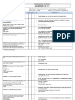 Audit Checklist - Sales and Marketing