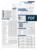 Starfinder Hoja de Personaje