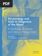 Phraseology and Style in Subgenres of The Novel