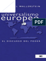 Wallerstein - Universalismo Europeo - Discurso Del Poder