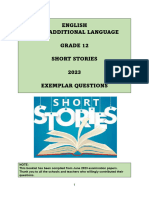 EFAL SHORT STORIES Questions