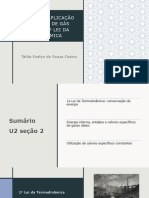 Aula 04 - Aplicação Do Modelo de Gás Ideal E A 1 Lei Da Termodinâmica