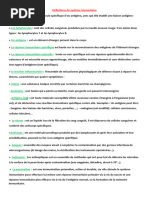 Définitions Du Système Immunitaire