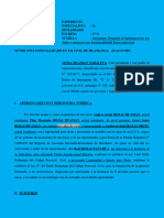 SONIA HUAMAN ZAVALETA, Demanda Sobre Indemnización Por Daños y Perjuicios.