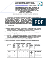 CHAMAMENTO PUBLICO No112023 CREDENCIAMENTO PARA SELECAO DE PROJETOS DE PESSOAS JURIDICAS OU FISICAS DE NATUREZA CULTURAL APTAS