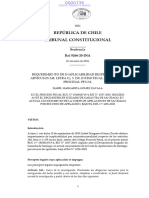 República de Chile Tribunal Constitucional: Sentencia Rol 9266-20-INA