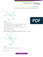 NCERT Solutions For Class 9 Maths Chapter 6 Lines and Angles Exercise 6 1