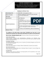 NRSC-RMT-1-2024 Post Code 15 Syllabus