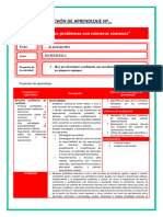 02 DE ABRIL - MATEMATICA - Resolvemos Problemas Con Números Romanos SEXTO GRADO