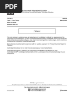 Cambridge Assessment International Education: Physics 0625/32 March 2018