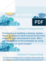 Software Prototype Model: by Group 4