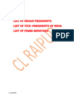 List of Indian PM, President and VP