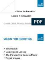 Lecture1 - Vision For Robotics