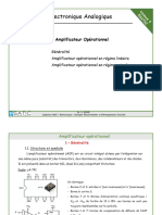 ChapII - Amplificateur Opérationnel-Filtres Actifs - L2 Esatic