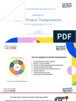 ELO-04 Export Product Transportation - PPT - Lac