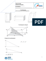 Lista de Exercicios Geometria Espacial