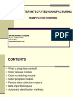 Computer Integrated Manufacturing: Shop Floor Control