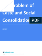 Problem of Caste and Social Consolidation - Study Notes