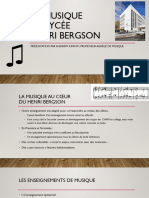 Présentation JPO Musique