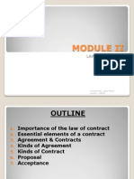 Law of Contract: Prepared By: Jalpa Mehta Faculty: RBIMS