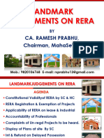 Landmark Judgments On RERA-28-04-2022