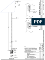 7M GRP Pole With Dual Arm