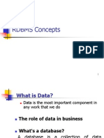 RDBMS Concepts