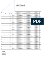 Attendance Sheet