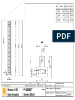 Niveau +3.00 Note de Calcul P1 (30X30) T Section 30x30: Page 1/1