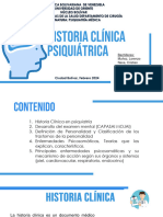 Historia Clinica Psiquiatrica.