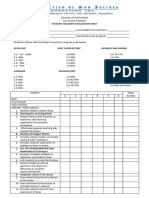 Evaluation Sheet