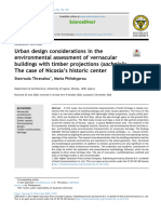 Consideraciones de Diseño Urbano en La Evaluación Ambiental de Edificios Vernáculos Con Proyecciones de Madera (Sachnisi)