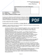 Reactivo de Evaluación I Parcial 2024 - 1 ESTADISTICA I 3A