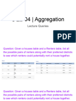 SQL 04 GROUP BY Aggregation