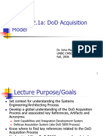 Lecture 2.1A: Dod Acquisition Model: Dr. John Maccarthy Umbc CMSC 615 Fall, 2006