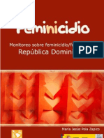 Feminicidio Rep. Dom. Maria Js. Pola Zapico